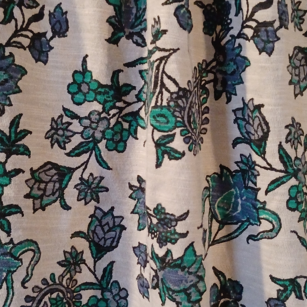 Style & Co. Patterned Button-Up Blouse - Picture 4 of 4